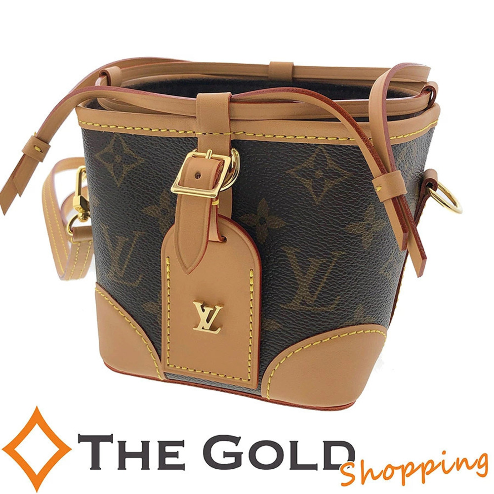 Louis Vuitton Noe Purse Monogram Bag Bucket Crossbody Bag Canvas Leather Brown